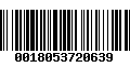 Código de Barras 0018053720639