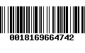 Código de Barras 0018169664742