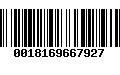 Código de Barras 0018169667927