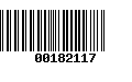 Código de Barras 00182117