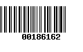 Código de Barras 00186162