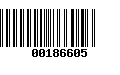 Código de Barras 00186605