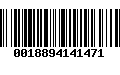 Código de Barras 0018894141471