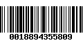 Código de Barras 0018894355809