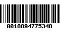 Código de Barras 0018894775348