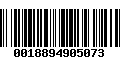 Código de Barras 0018894905073