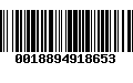 Código de Barras 0018894918653