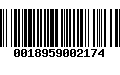 Código de Barras 0018959002174