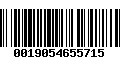Código de Barras 0019054655715