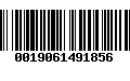 Código de Barras 0019061491856