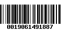 Código de Barras 0019061491887