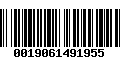 Código de Barras 0019061491955