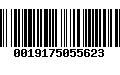 Código de Barras 0019175055623