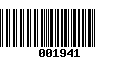 Código de Barras 001941