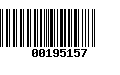 Código de Barras 00195157