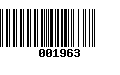 Código de Barras 001963