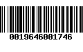 Código de Barras 0019646001746