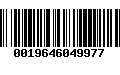 Código de Barras 0019646049977