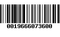 Código de Barras 0019666073600