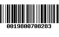 Código de Barras 0019800708283