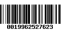 Código de Barras 0019962527623