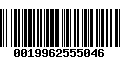 Código de Barras 0019962555046