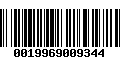 Código de Barras 0019969009344