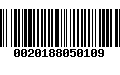 Código de Barras 0020188050109