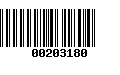 Código de Barras 00203180