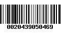 Código de Barras 0020439050469