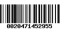 Código de Barras 0020471452955