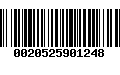 Código de Barras 0020525901248