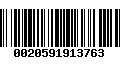 Código de Barras 0020591913763