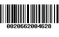 Código de Barras 0020662004628