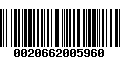 Código de Barras 0020662005960