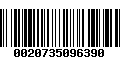 Código de Barras 0020735096390