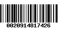 Código de Barras 0020914817426