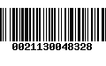 Código de Barras 0021130048328