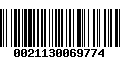 Código de Barras 0021130069774