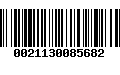 Código de Barras 0021130085682