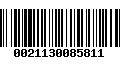 Código de Barras 0021130085811