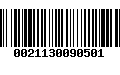 Código de Barras 0021130090501