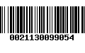 Código de Barras 0021130099054