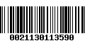 Código de Barras 0021130113590