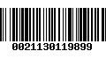 Código de Barras 0021130119899