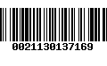 Código de Barras 0021130137169