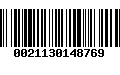 Código de Barras 0021130148769