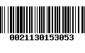 Código de Barras 0021130153053