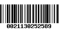 Código de Barras 0021130252589