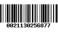 Código de Barras 0021130256877